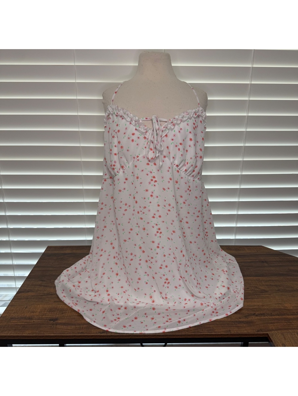 Wild Fable XXL White Floral Sleeveless Dress